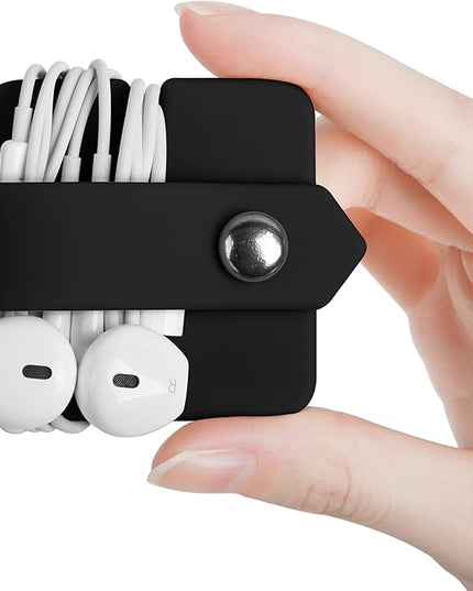 Cord Organizer Earbuds Holder Earphone Wrap Earphones Organizer Headset Headphone Earphone Wrap Winder Cord Manager Cable Winder Set of 2