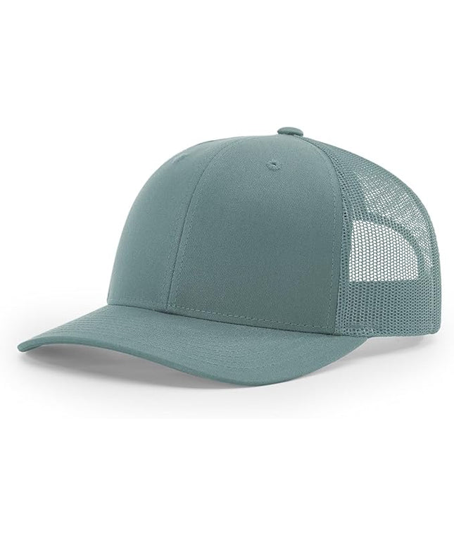 Richardson 112 Trucker Hat - Premium Adjustable Snapback Hat - Structured Six Panel Richardson Blank Caps