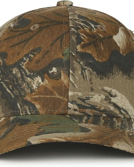 Realtree Advantage Camo Hat – Structured Hunting Cap, Pro Round Crown, Adjustable Snapback, Outdoor Style
