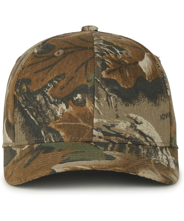 Realtree Advantage Camo Hat – Structured Hunting Cap, Pro Round Crown, Adjustable Snapback, Outdoor Style