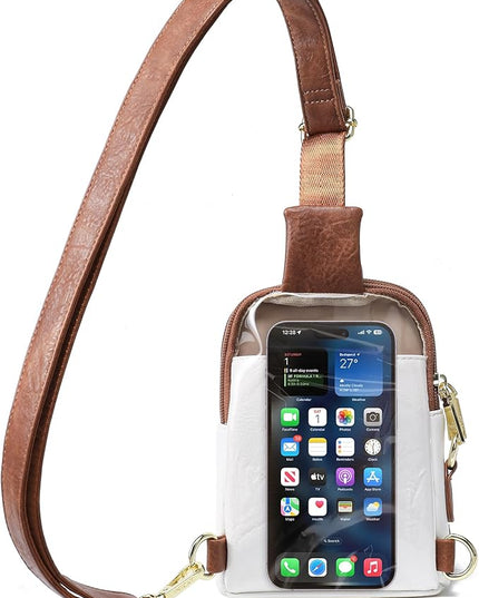 INICAT Sling Bag for Women Touchscreen Small Crossbody Cell Phone Purse Fanny Pack