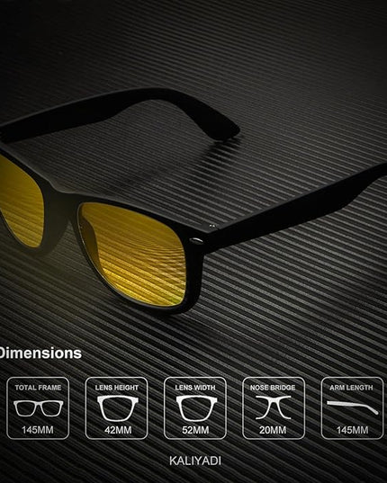 KALIYADI Polarized Sunglasses for Men and Women Matte Finish Sun glasses Color Mirror Lens UV Blocking (3 Pack)
