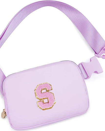 Uygafly Birthday Gifts for 6 7 8 9 10 11 12 13 Year Old Girls,Fanny Pack Belt Bag Crossbody Bags for Women Girls Kids,Fashion Waist Packs Cute Teen Trendy Stuff Travel Essentials | Lavender,S