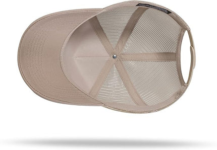 American Flag Trucker Hat - Snapback Hat, Baseball Cap for Men Women - Breathable Mesh Side, Adjustable Fit - for Casual Wear