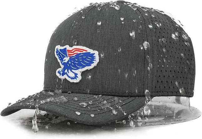 LRD Coastline Snapback Hat - Water Resistant Floating Crown Performance Cap