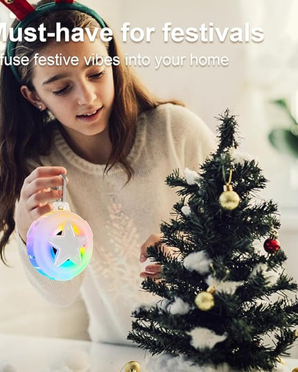 EBODA Bluetooth Shower Speaker, IP67 Waterproof Portable Speakers, Floating, TF Card, Small Outdoor Speaker with LED Light, True Wireless Stereo for Bike, Beach, Paddle Board, Kayak, Pool, Gifts