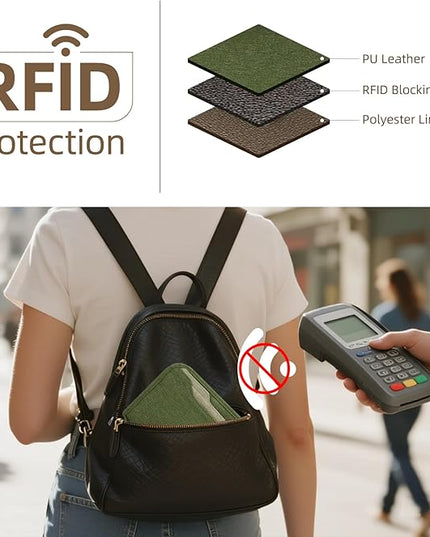 ZOPPEN Passport Holder Family RFID Passport Wallet, Passport Holder Women/Men, Travel Wallet Documents Organizer Zipper Case with Removable Wristlet Strap, Travel Essentials for Flying