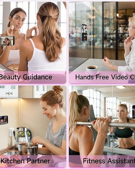 2 Pack Silicone Suction Phone Case Mount, Silicon Adhesive Smartphones Stand Sticky, Non Slip Suction Cup, Hands-Free Phone Accessories Holder for Selfies and Videos Dark Blue