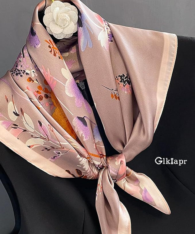 Satin Bandana Headscarf for Women Silky Hair Scarves for Fashion Lightweight