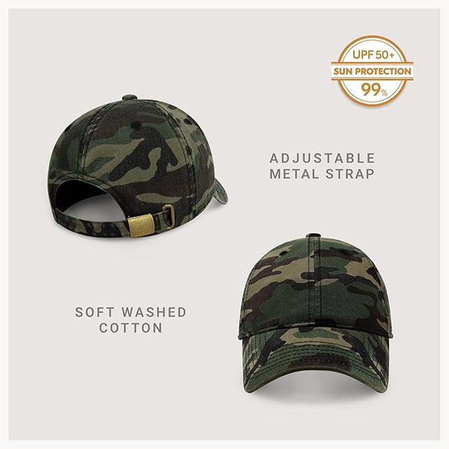 CHOK.LIDS Everyday Premium Dad Hat Unisex Cotton Baseball Cap for Men and Women Adjustable Lightweight Polo Style Curved Brim