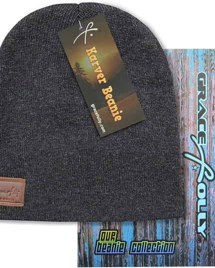 Grace Folly Knit Beanie Hat Cap for Men or Women