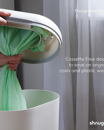 Shnuggle Better Bag Diaper Pail Liners - 30 Count (2 Packs of 15) - Plant-Based Refill Bags - Compatible with Shnuggle Eco-Touch Pail