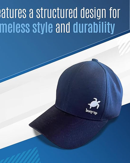 Baseball Cap with Adjustable Buckle Closure - Regular Fit Baseball Hat for Men & Women - Stylish Recycled Cotton Cap