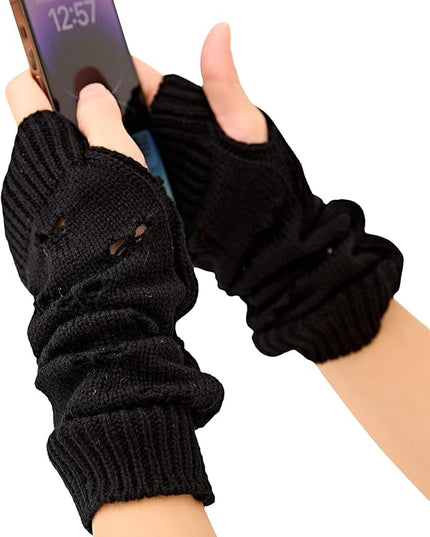 Arm Warmers Fairy Grunge Fingerless Punk Goth Emo Gloves Y2K Accessories Cottagecore