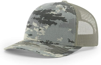 Richardson 112 Trucker Hat - Premium Adjustable Snapback Hat - Structured Six Panel Richardson Blank Caps