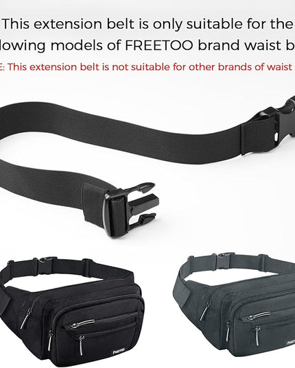 FREETOO Waist Pack Bag Fanny Pack for Men&Women Hip Bum Bag with Adjustable Strap for Outdoors Workout Traveling Casual Running Hiking Cycling