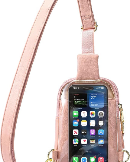 INICAT Sling Bag for Women Touchscreen Small Crossbody Cell Phone Purse Fanny Pack