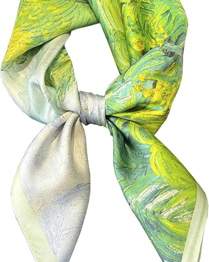 Neck Scarf For Womens Silky Head Scarves Hair Bandanas Square Scarf Fashion Accessories lightweight