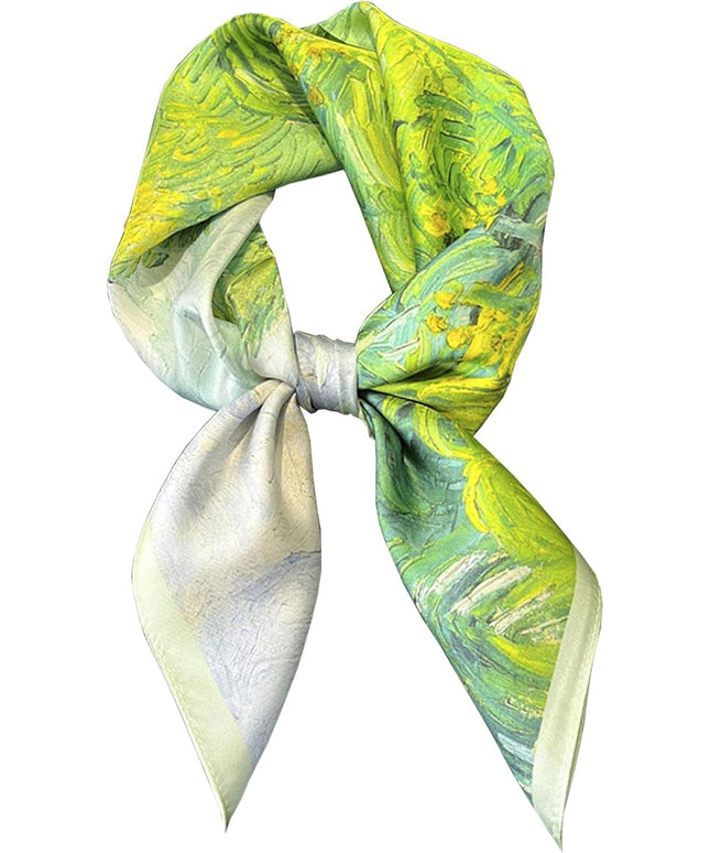 Neck Scarf For Womens Silky Head Scarves Hair Bandanas Square Scarf Fashion Accessories lightweight