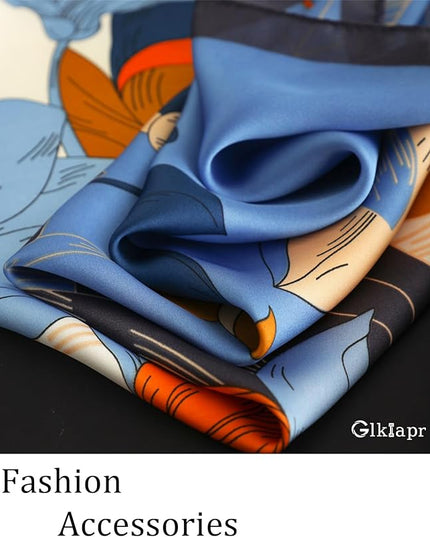 Satin Bandana Headscarf for Women Silky Hair Scarves for Fashion Lightweight
