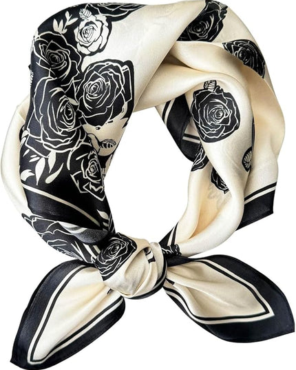 Satin Bandanas Head Scarf For Women Hair Scarves Accessories Lightweight Fashion Wrap Neck Silk Sleeping Headscarf