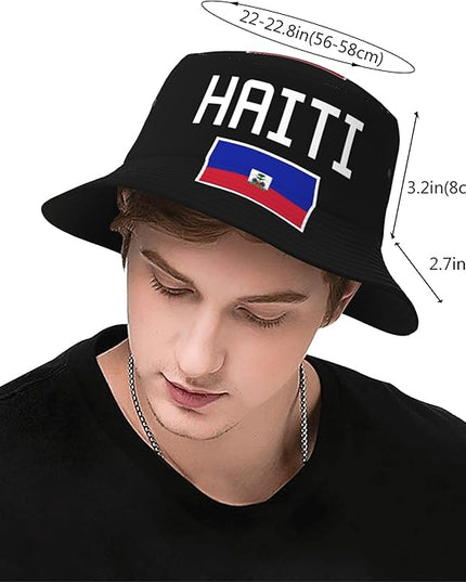 Funny Flag Bucket Hat for Men Women, Fisherman Hats Packable Fashion Sun Cap for Travel Outdoor Beach Boys Girls
