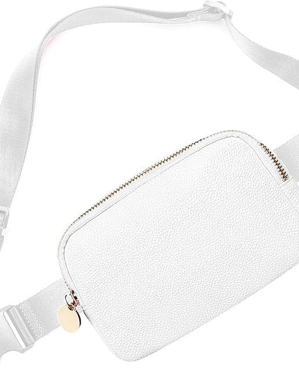 Dancour Leather Belt Bag, Leather Fanny Pack Crossbody, Everywhere Belt Bag, Waist Bag for Women, Fanny Pack Women, Cross Body Fanny Packs, Large