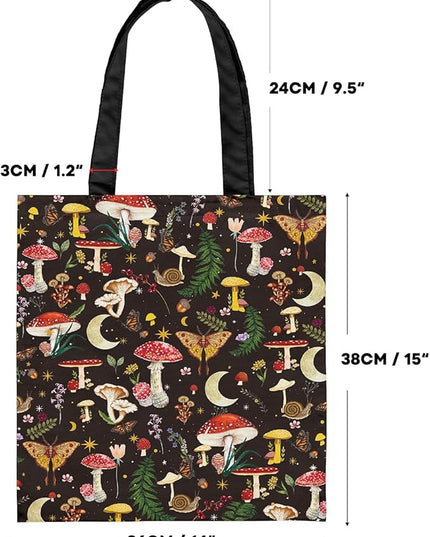 Horaldaily Canvas Tote Bag,Reusable Shoulder Tote Bag for Women Lady Casual Vacation, Shopping, Work, Gym