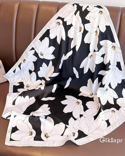 Satin Bandana Headscarf for Women Silky Hair Scarves for Fashion Lightweight