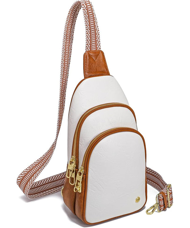 Anti Theft Crossbody Bags for Women Leather Sling Bag Cross Body Travel Purse Chest Bags Fanny Pack Gift Teen Girl