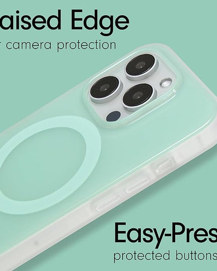 Sonix Protective Phone Case for iPhone 15 Pro | Compatible with Magsafe | 10ft Drop Tested | Jelly Mint