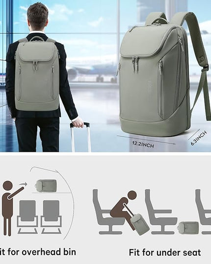 BANGE Commute backpack can hold 15.6 inch laptop,Flight approved carry on backpack for men and woman