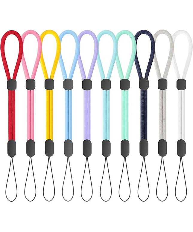 Hand Wrist Strap Lanyard, Adjustable Nylon Colorful for Mobile Phone, Camara, USB Flash Drive, ID Name Tag Badge