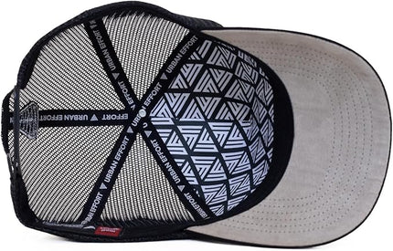 Urban Effort Mesh Back Cap - for Men and Women Baseball Hat 5-Panel Trucker Hat - Great Snapback Closure for Hunting & Hiking