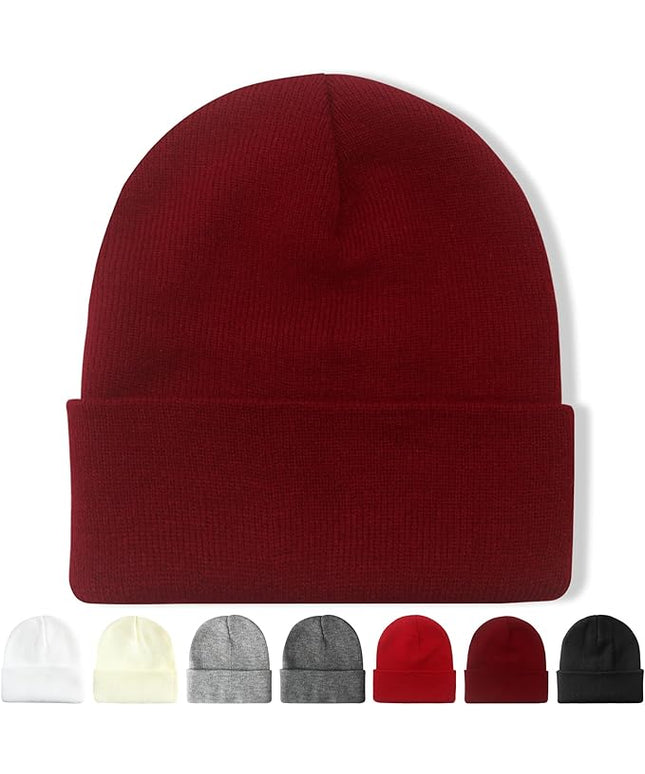NPQQUAN Beanie for Men Women Winter Hats for Mens Beanie Cuffed Knit Beanies Skull Cap