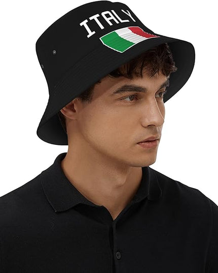 Funny Flag Bucket Hat for Men Women, Fisherman Hats Packable Fashion Sun Cap for Travel Outdoor Beach Boys Girls