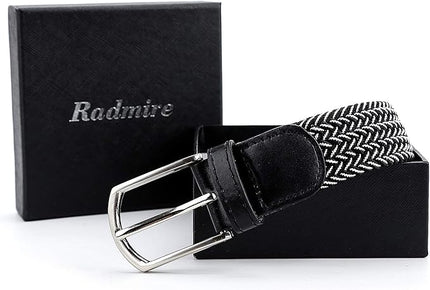 Braided Canvas Woven Elastic Stretch Belts for Men/Women/Junior with Multicolored