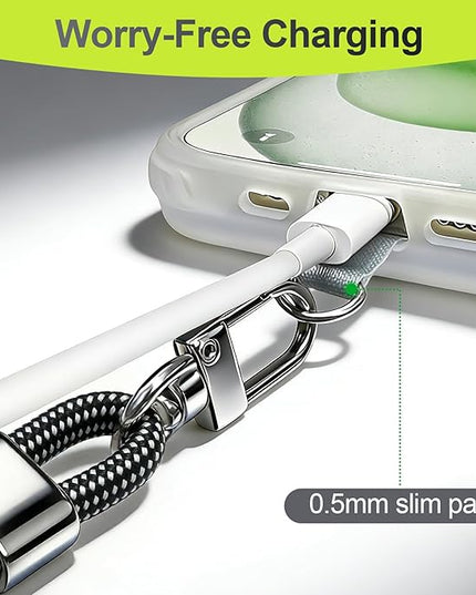 Phone Lanyard & Phone Wrist Strap, 3 in 1 Adjustable Anti Theft Phone Strap for Travel Hiking Cycling Climbing
