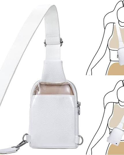 INICAT Sling Bag for Women Touchscreen Small Crossbody Cell Phone Purse Fanny Pack