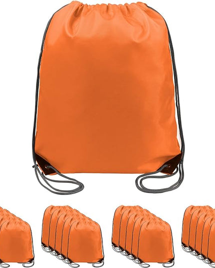 BeeGreen Drawstring Backpack Bags 20,30,50 Packs Reflective String Bags for Gym Sport Trip Cinch Sack DIY for Women Men