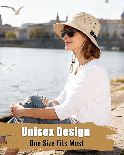 Cooling Sun Bucket Hat for Men Women Fishing Beach Safari Hats for Golf Hiking Hunting Outdoor UPF 50+