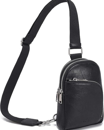 INICAT RFID Blocking Sling Bag Anti Theft Crossbody Bags Women Valentine's Day Gifts Travel Purses Vegan Leather