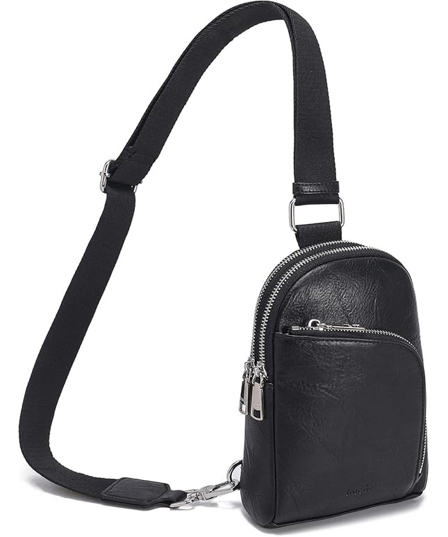 INICAT RFID Blocking Sling Bag Anti Theft Crossbody Bags Women Valentine's Day Gifts Travel Purses Vegan Leather