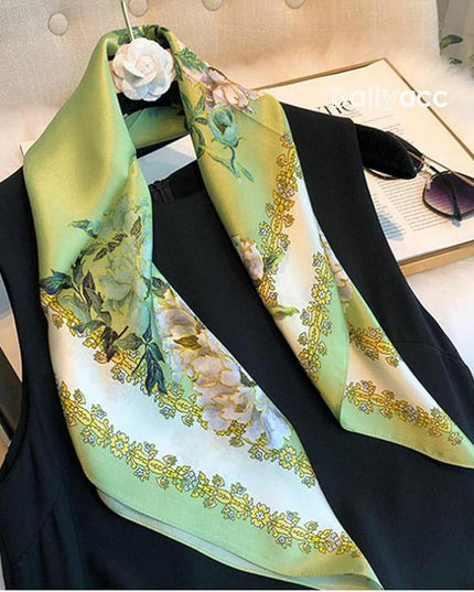 Dailyacc Hair Bandanas Scarf For Women Lightweight Fashion Neck Silk Satin Head Scarves For Sleeping Handbags Scarf