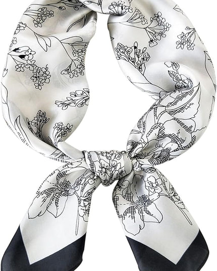 Satin Bandanas Head Scarf For Women Hair Scarves Accessories Lightweight Fashion Wrap Neck Silk Sleeping Headscarf