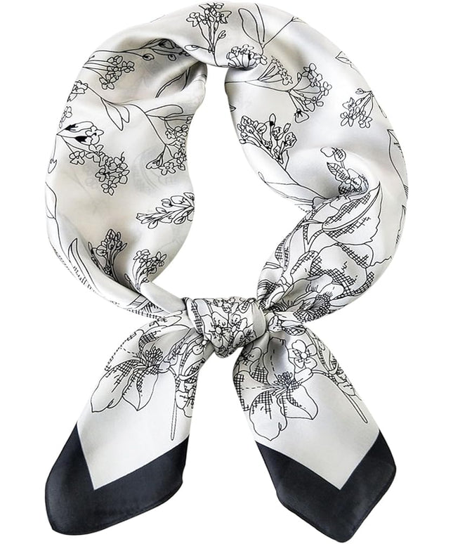 Satin Bandanas Head Scarf For Women Hair Scarves Accessories Lightweight Fashion Wrap Neck Silk Sleeping Headscarf