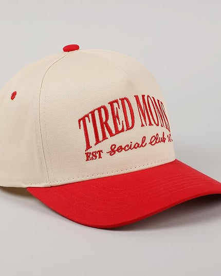 MIRMARU Two-Tone Vintage Canvas Trucker Hats for Men & Women, Adjustable Size Baseball Caps with Trendy Embroidered Design