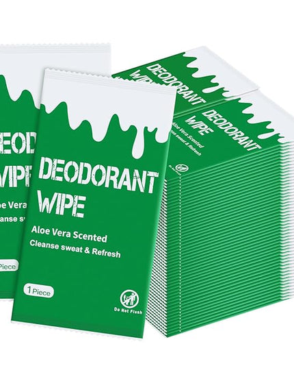 Mini Deodorant Wipes Individually Wrapped, Travel Size, 300 Pcs Bulk Deodorant for Homeless, Remove Odors, Sweat and Oil for Underarm and Full Body