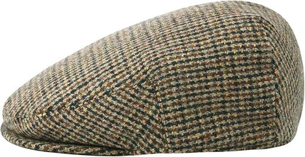 FEINION Men's Wool Tweed Newsboy Ivy Cap Gatsby Golf Flat Hat
