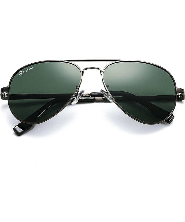 Pro Acme Classic Polarized Aviator Sunglasses 100% UV Protection, 52mm 58mm 63mm